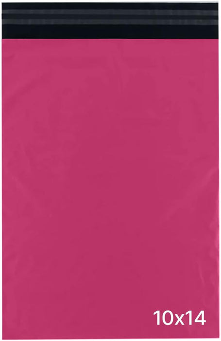 delka Mailing Bags, Durable Pink Poly Mailer Bags, Tear-Resistant Shipping Envelopes for Clothing, Documents, Strong Self-Seal Adhesive, Waterproof & Lightweight