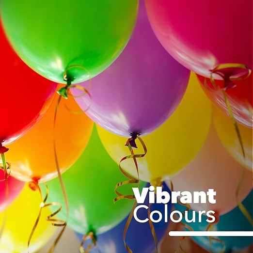 delka 12-Inch Latex Birthday Balloons - Pack of 25/50, Assorted | Suitable for Kids Party Decorations, Baby Shower, Wedding, Christmas, New Year Eve Decoration & Celebration| Helium Gas or Air Inflated