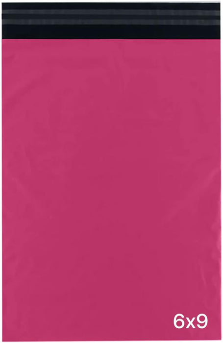 delka Mailing Bags, Durable Pink Poly Mailer Bags, Tear-Resistant Shipping Envelopes for Clothing, Documents, Strong Self-Seal Adhesive, Waterproof & Lightweight