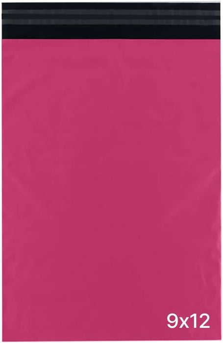 delka Mailing Bags, Durable Pink Poly Mailer Bags, Tear-Resistant Shipping Envelopes for Clothing, Documents, Strong Self-Seal Adhesive, Waterproof & Lightweight